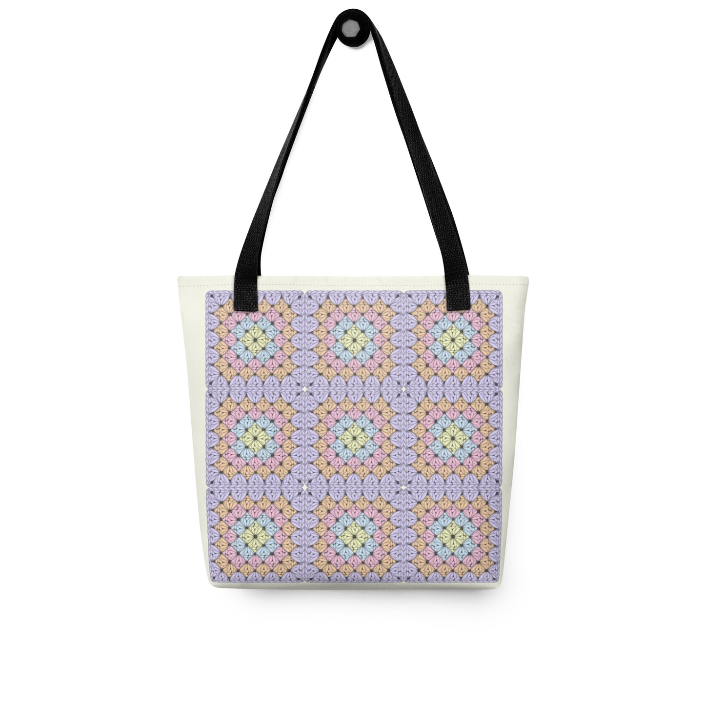 Granny Square Pastell Stofftasche