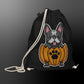 Halloween Rucksack mit Frenchie (Fellfarbe schwarz-weiß)