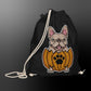 Halloween sports bag with frenchie (fur color creme)