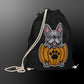 Halloween sports bag with frenchie (fur color blue pied)