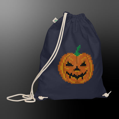 Halloween sports bag with pumpkin
