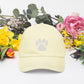 Sommer Pastell Cap Hundepfote (weiß bestickt)