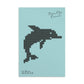 Sommer Postkarte mit Delfin - Karte 2