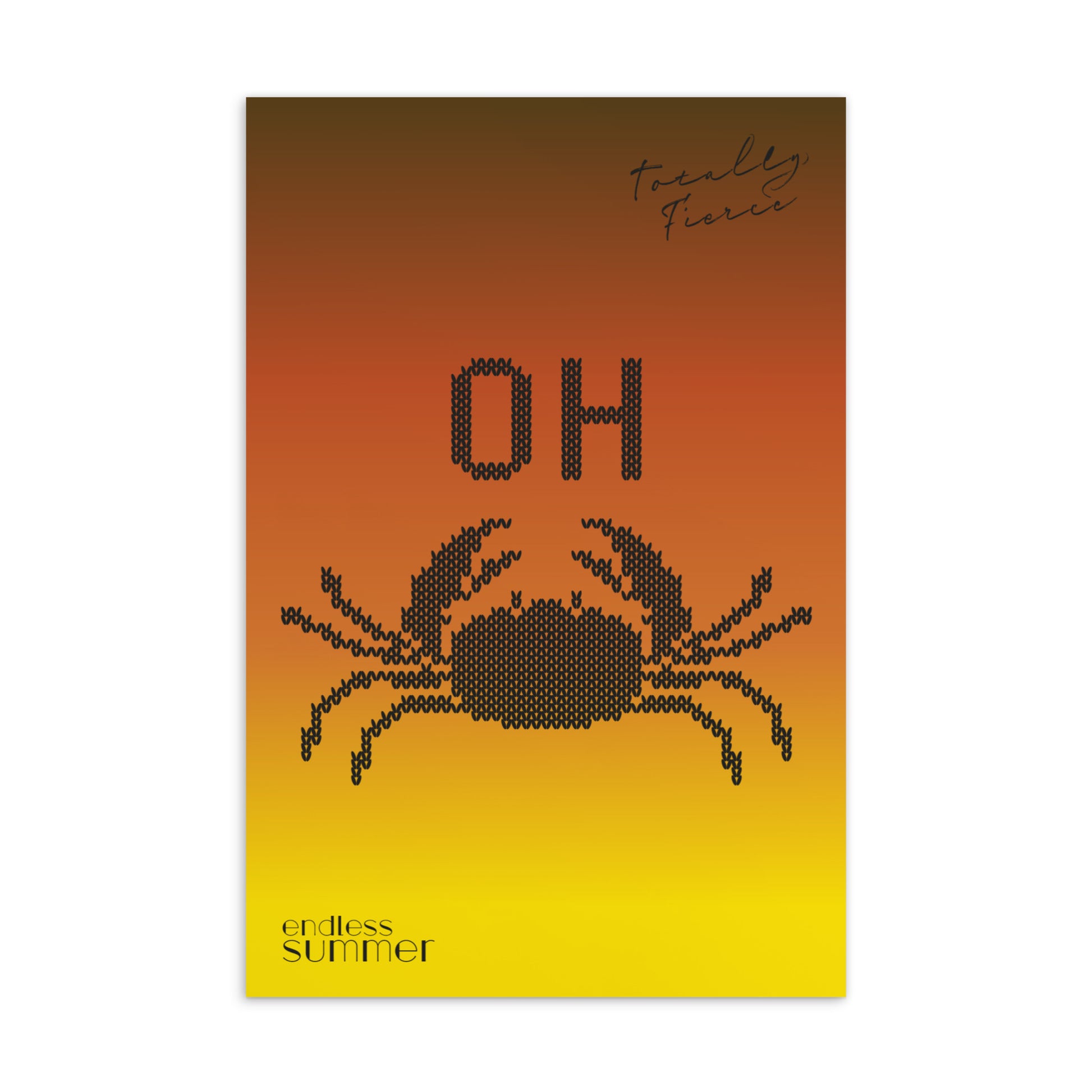 Sommer Postkarte Oh Crab - Karte 4