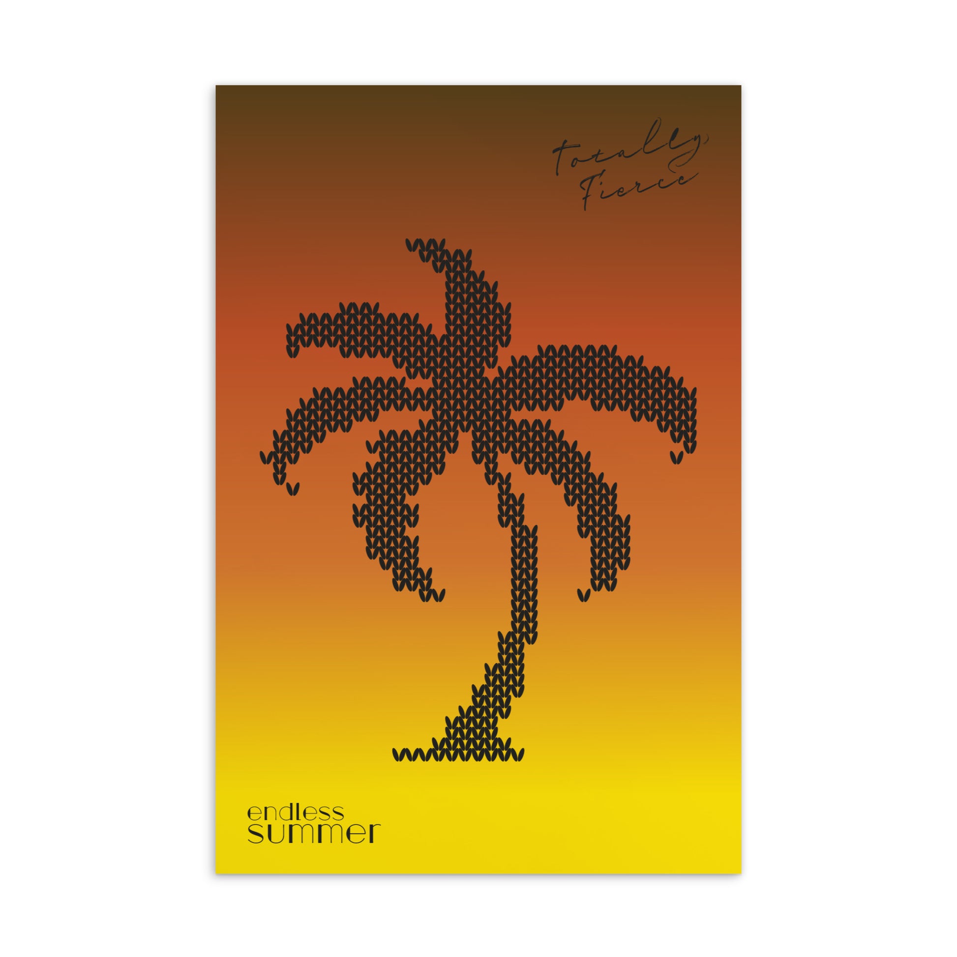 Sommer Postkarte mit Palme - Karte 4