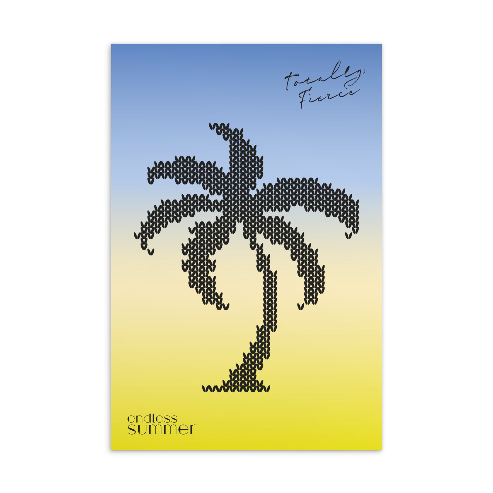 Sommer Postkarte mit Palme - Karte 3