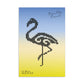Sommer Postkarte mit Flamingo - Karte 3
