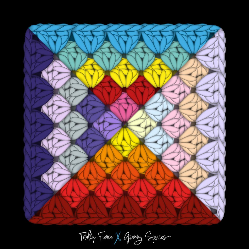 Totally Fierce X Granny Squares Collection