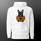 Halloween hoodie with frenchie (fur color black)