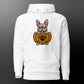 Halloween hoodie with frenchie (fur color creme) 