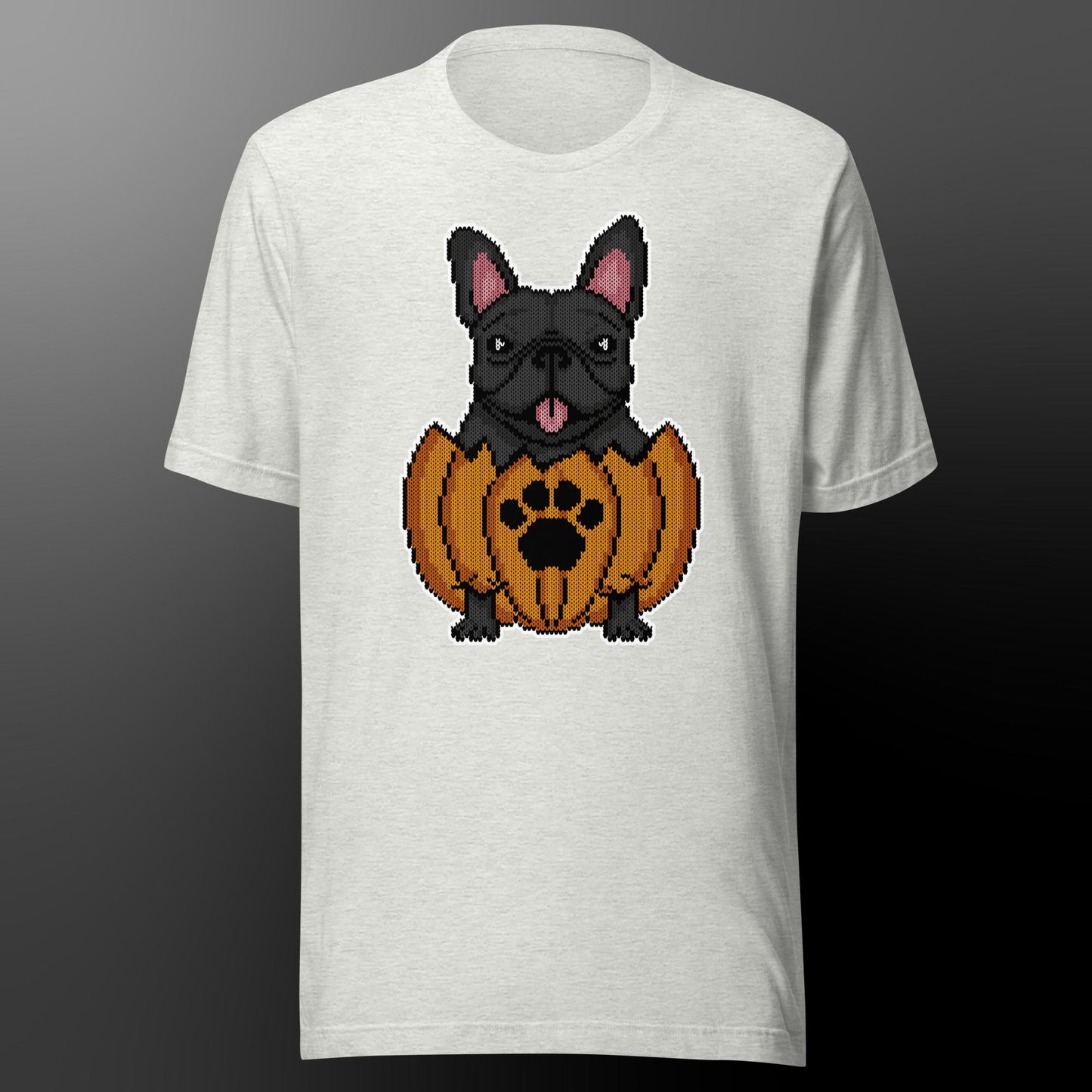 Halloween shirt with frenchie (fur color black)