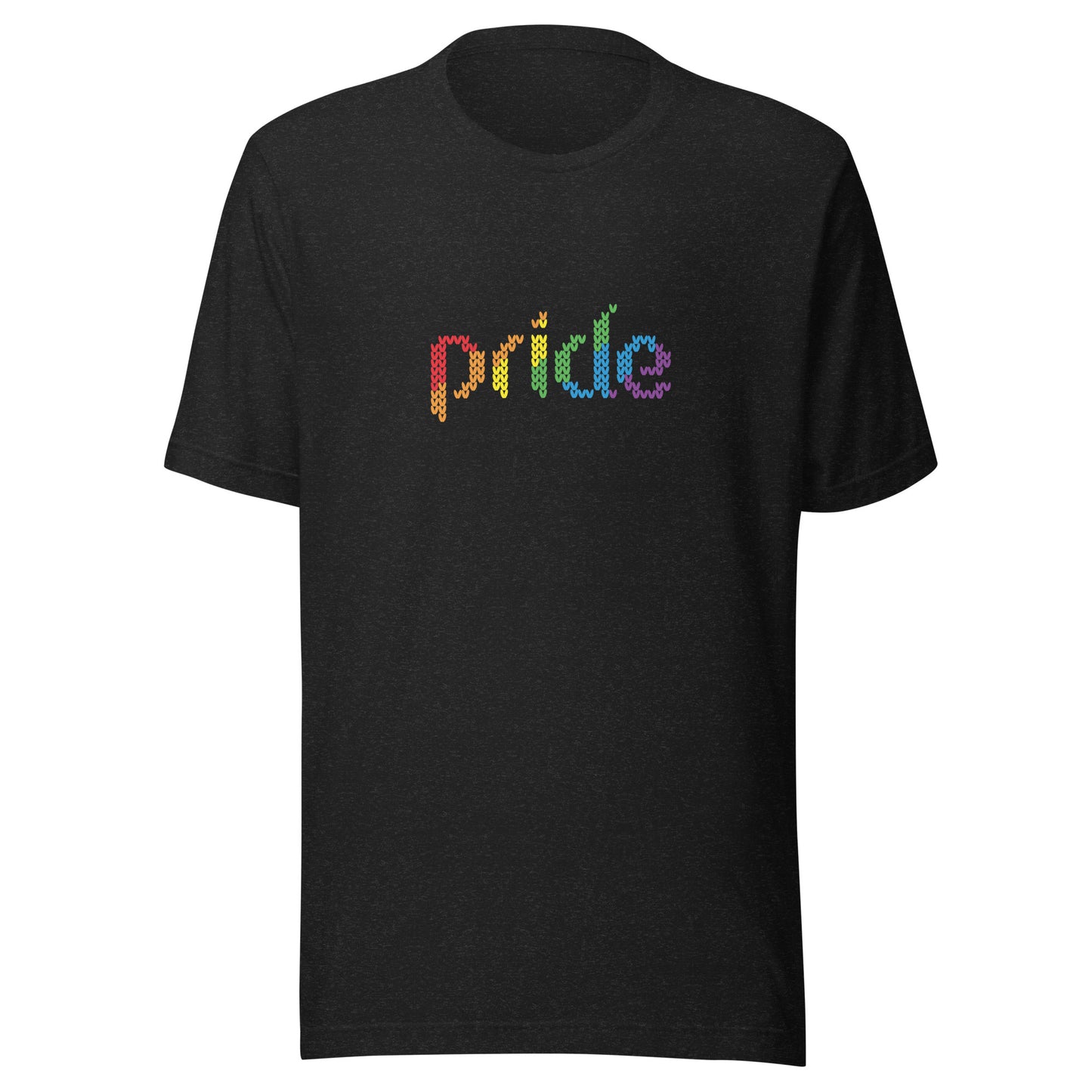 PRIDE Shirt 2023 in schwarz meliert