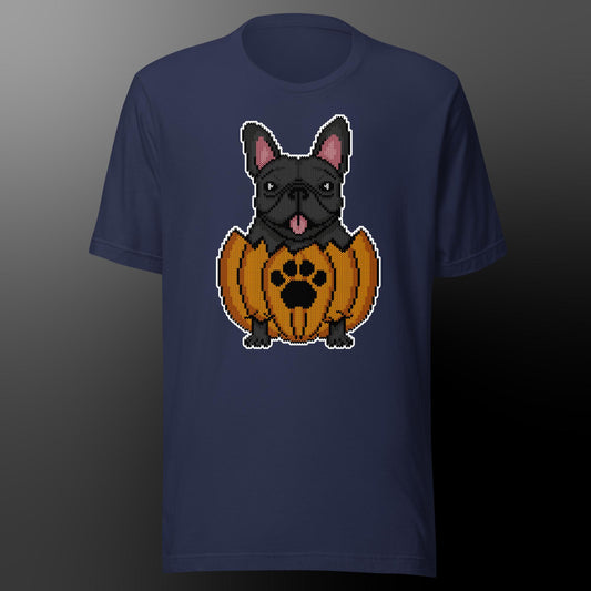 Halloween Shirt mit Frenchie (Fellfarbe schwarz)