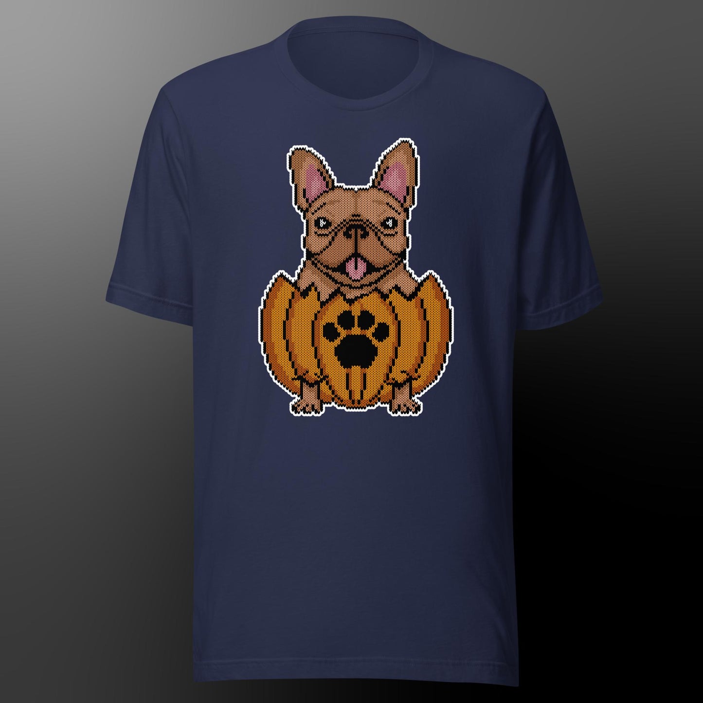 Halloween Shirt mit Frenchie (Fellfarbe red fawn)