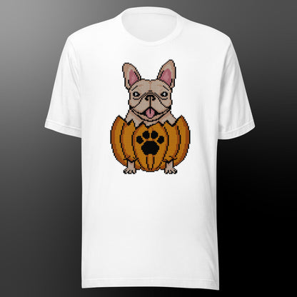 Halloween Shirt mit Frenchie (Fellfarbe creme)