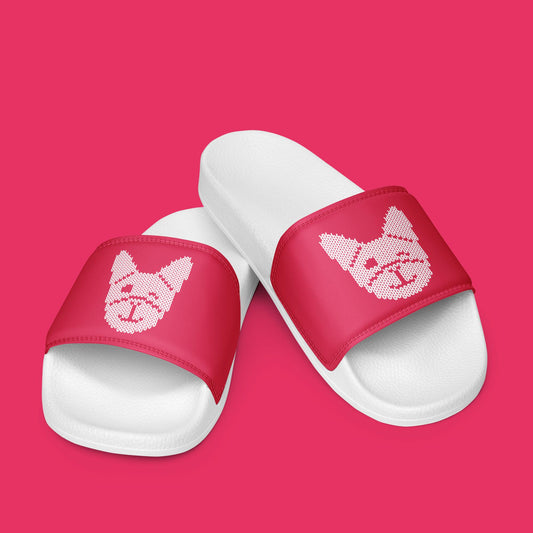 PINK women's frenchie slippers