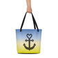 Sommer Strandtasche Anker in Farbe 1 von Totally Fierce