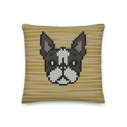 COZY Premium Pillow Boston Terrier