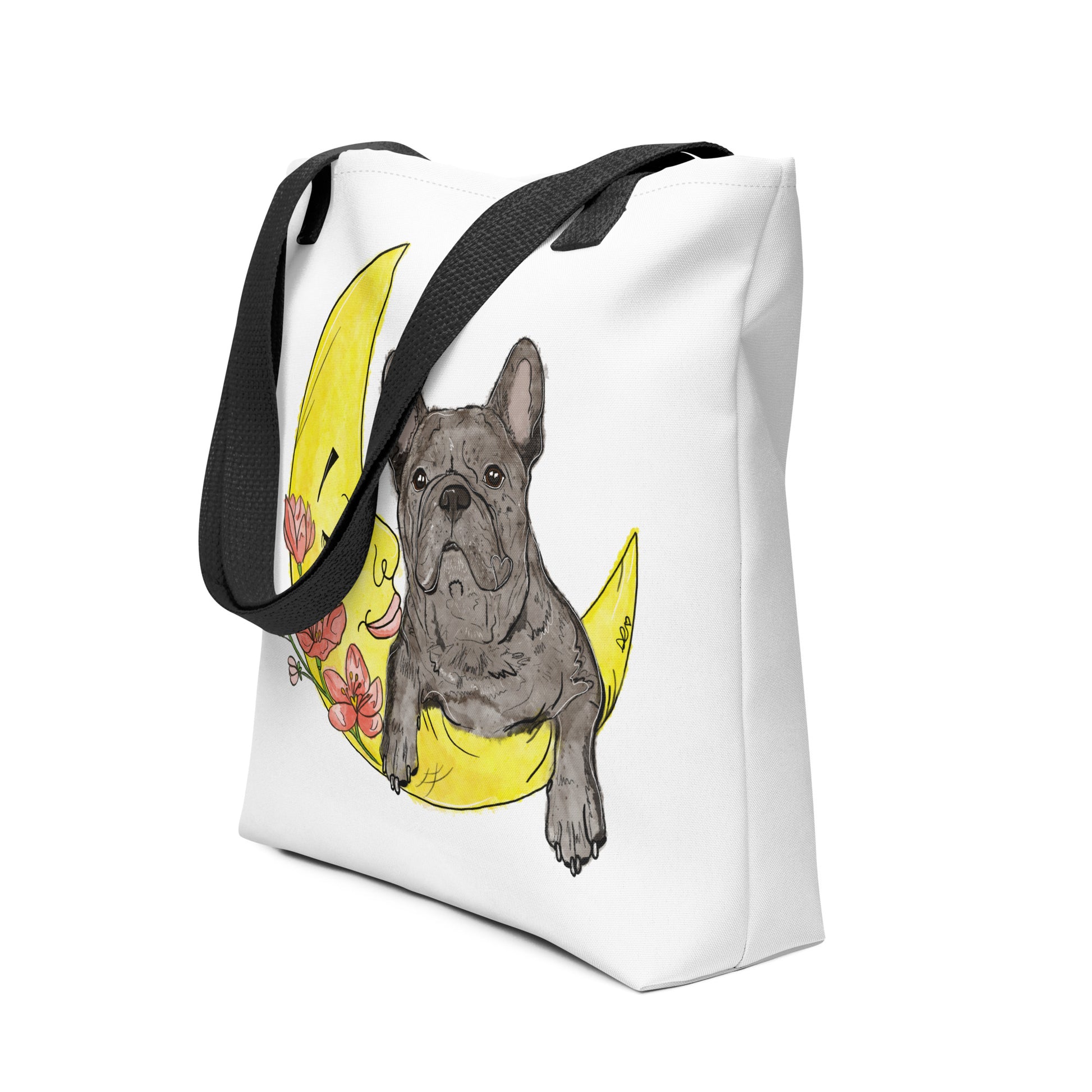 Lorienn Pet Snaps Tasche "love you to the moon and back" mit Frenchie Danny