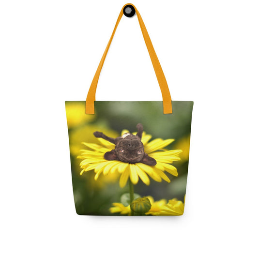 Dogs In Flowers Frühlings-Spezial - Tasche mit Frenchie Holli