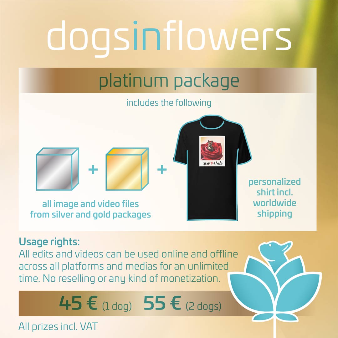 Dogs In Flowers Liebes-Spezial Platinum Package
