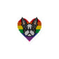 PRIDE Boston Terrier Sticker 2023