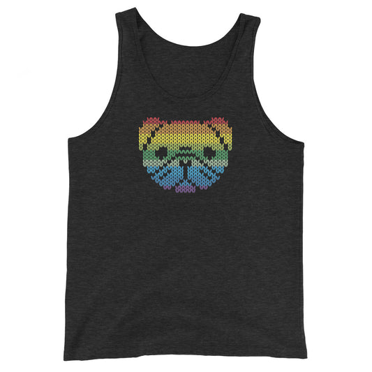 PRIDE Mops Tank Top in dunkelgrau