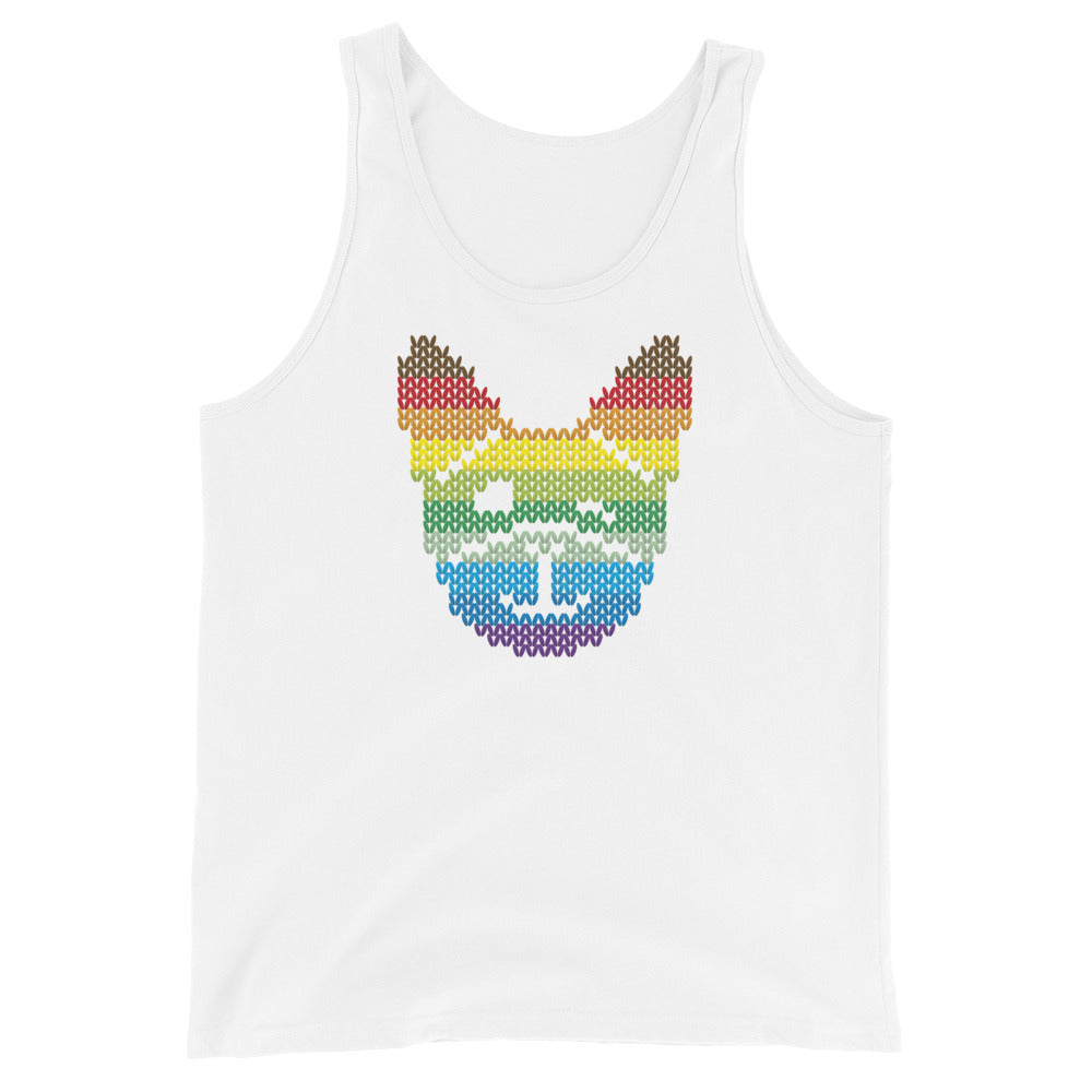 PRIDE Frenchie Tank Top in weiß