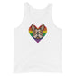 PRIDE Frenchie Tank Top 2023 (Fellfarbe fawn pied) in weiß