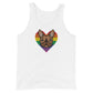 PRIDE Frenchie Tank Top 2023 (Fellfarbe red fawn) in weiß