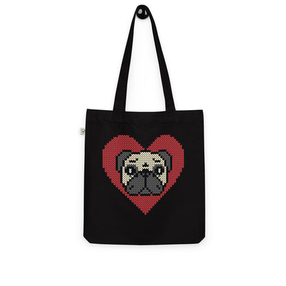 SWEETIE Organic Tote Bag Pug Beige