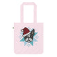 JOLLY Organic Fashion Tote Bag Boston Terrier