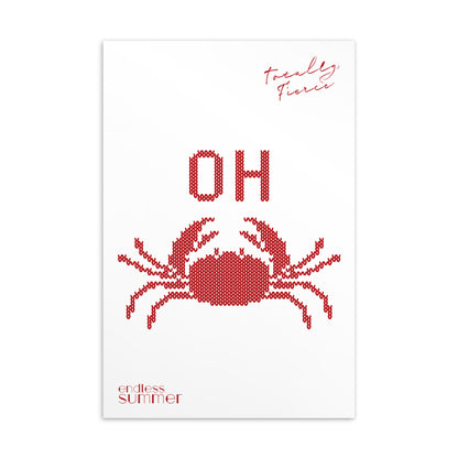 Sommer Postkarte Oh Crab - Karte 1