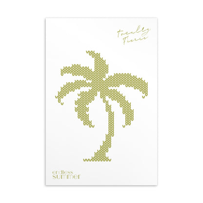 Sommer Postkarte mit Palme - Karte 1