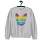 PRIDE Frenchie Pullover in hellgrau