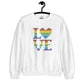 PRIDE love sweatshirt