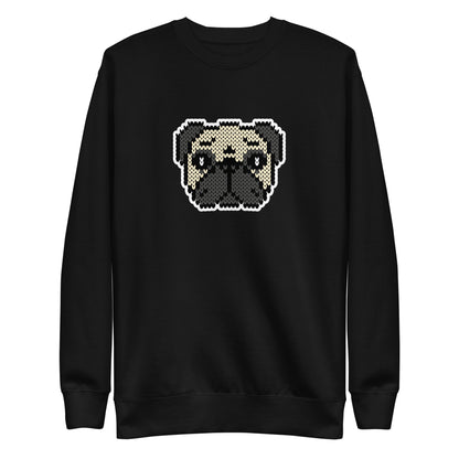 COZY Unisex Premium Sweatshirt Pug Beige