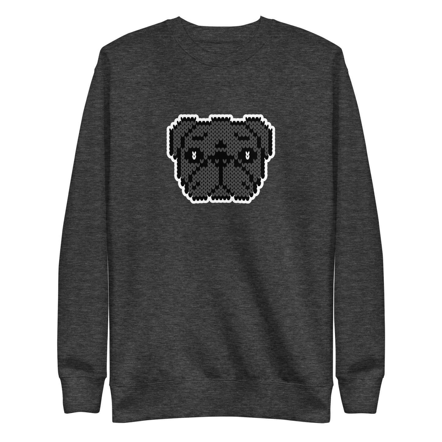 COZY Unisex Premium Sweatshirt Pug Black