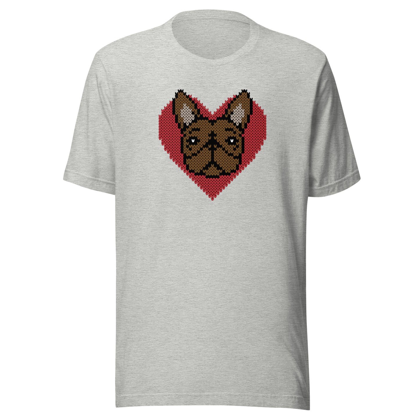 SWEETIE Unisex-T-Shirt Frenchie Brown