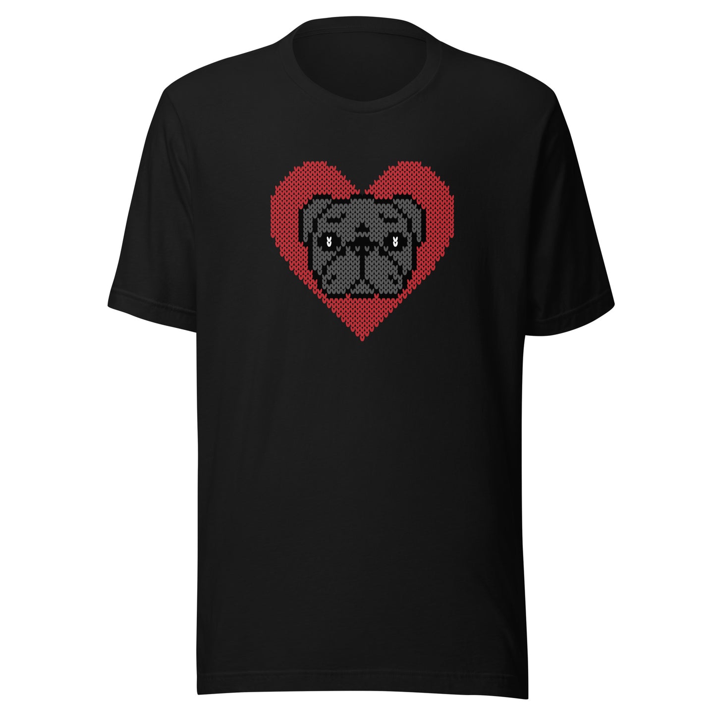 SWEETIE Unisex-T-Shirt Pug Black