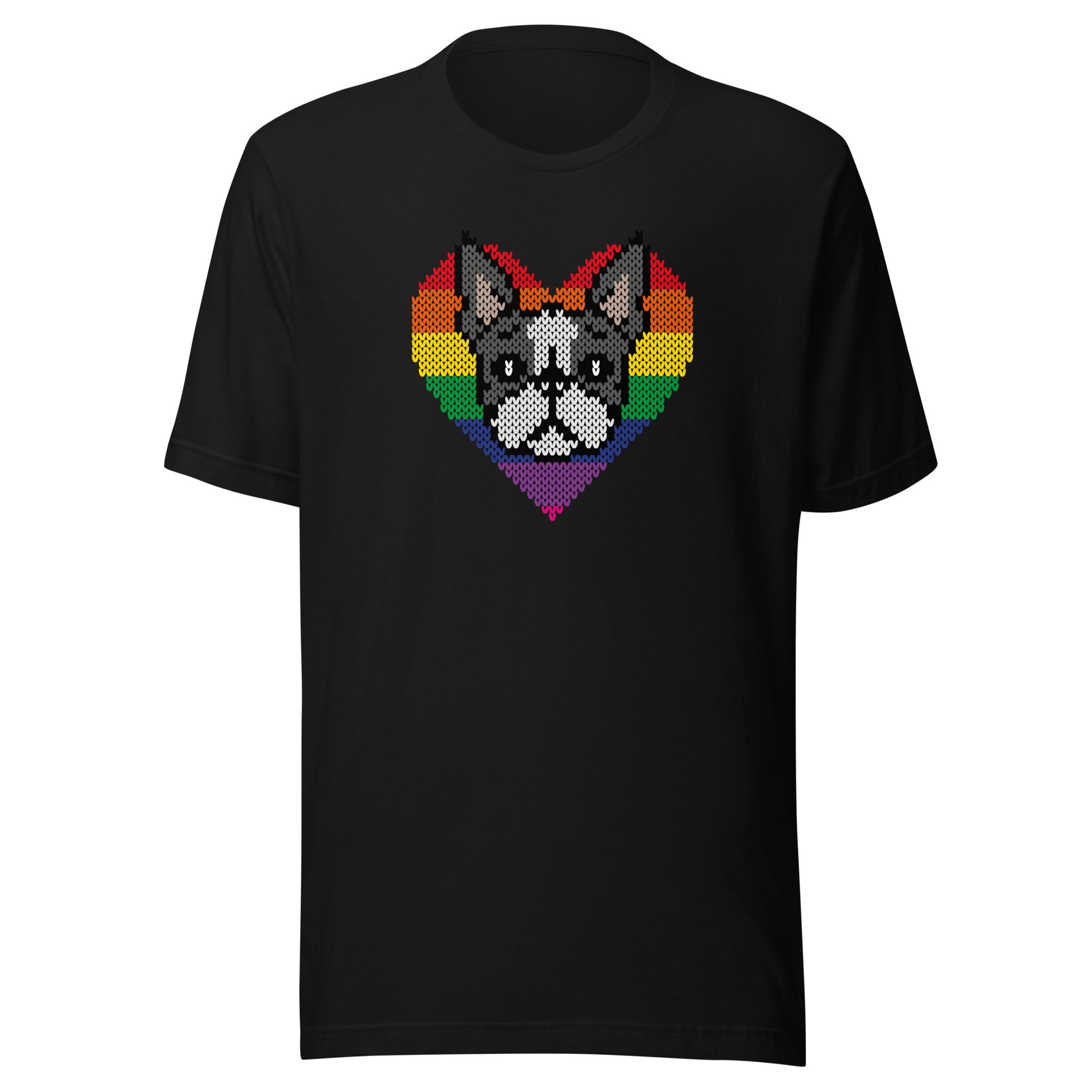 PRIDE Boston Terrier Shirt 2023 in schwarz