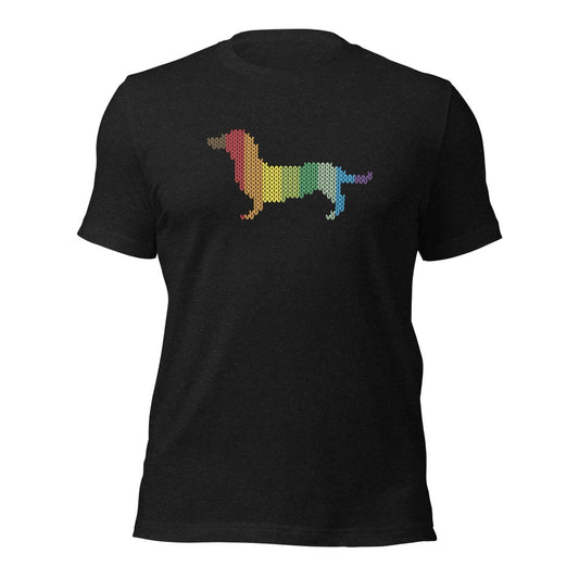 PRIDE Dackel Shirt in schwarz