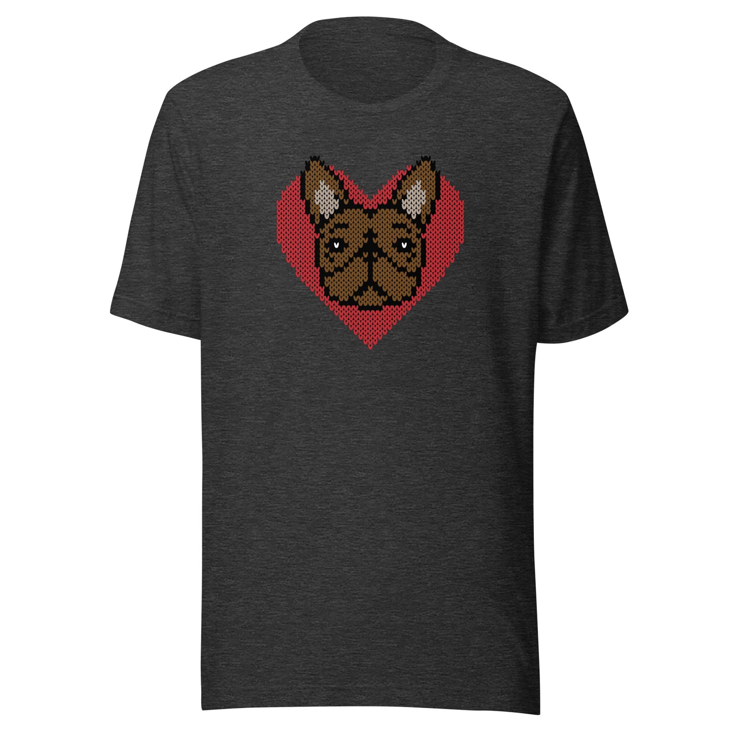 SWEETIE Unisex-T-Shirt Frenchie Brown