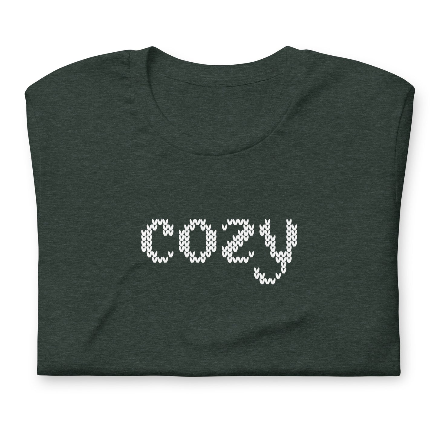 COZY Unisex Heather T-Shirt Logo