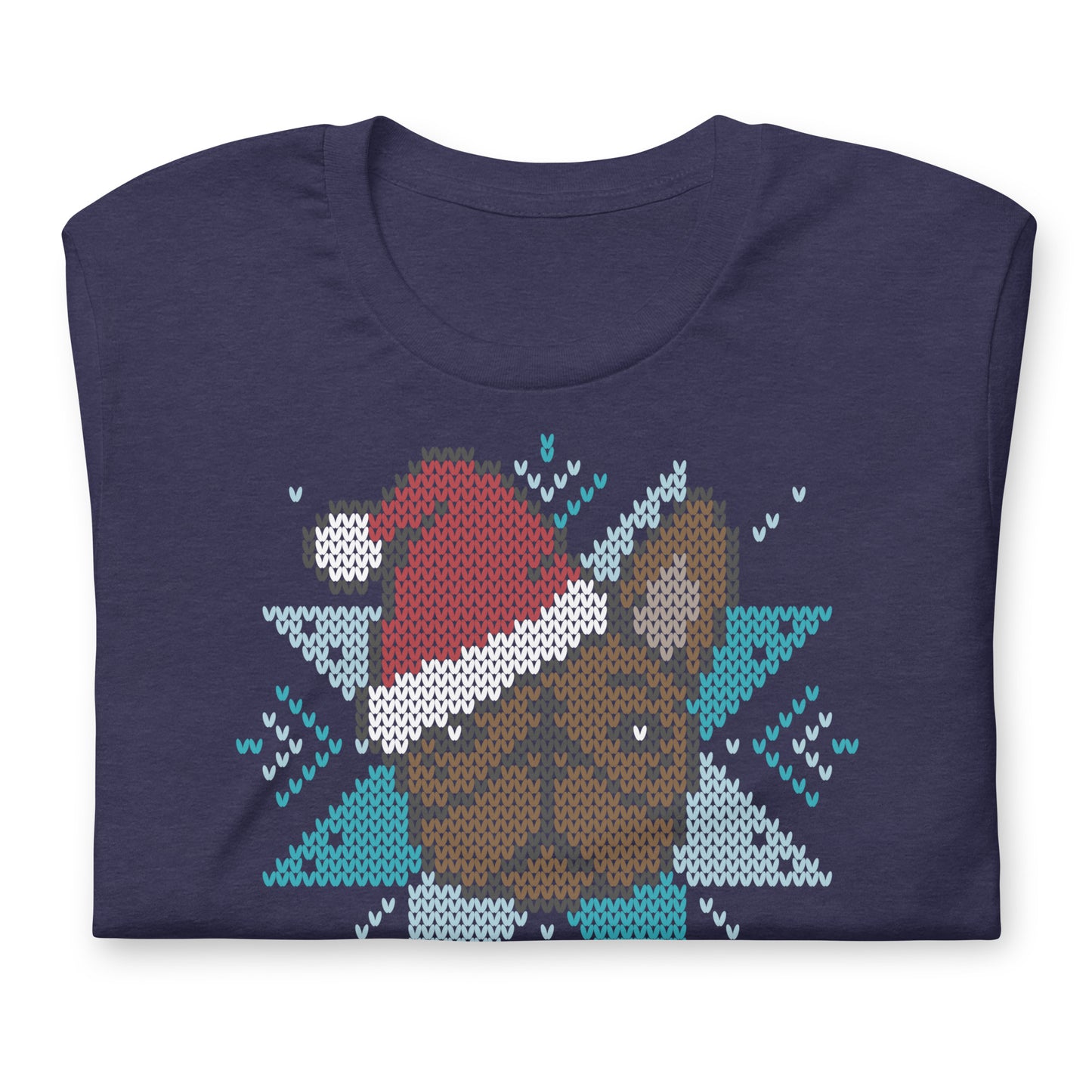 JOLLY Unisex Heather T-Shirt Frenchie Brown