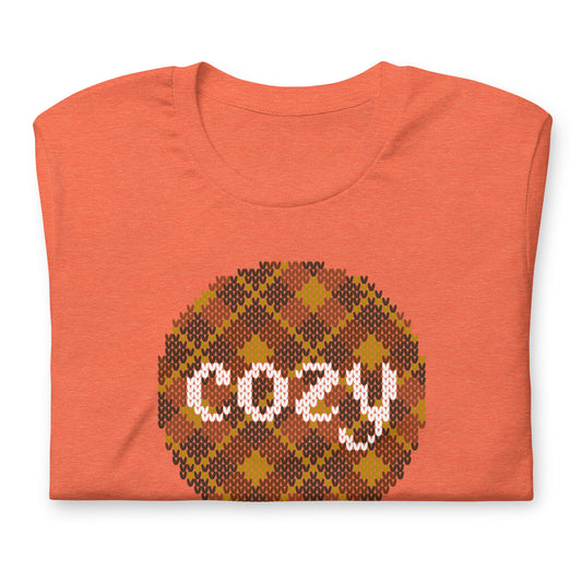COZY Unisex Heather T-Shirt Maroon