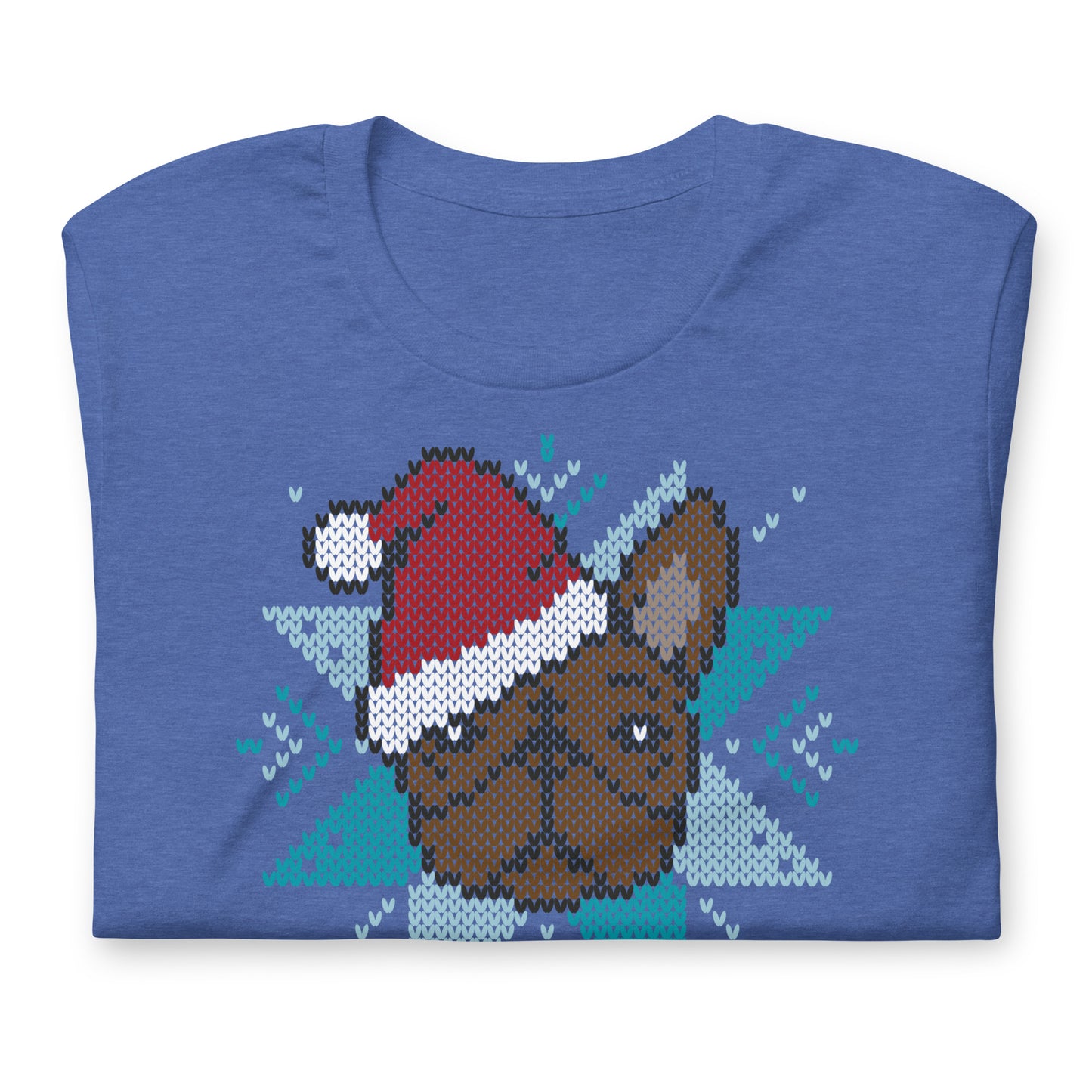 JOLLY Unisex Heather T-Shirt Frenchie Brown