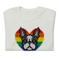 PRIDE Boston Terrier Shirt 2023 in silber
