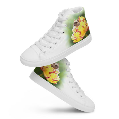 Dogs In Flowers Sneakers mit Frenchie Odin